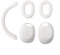 Protezione migliorata con custodia in silicone per cuffie Sony WH1000XM5 progettate per durare nel tempo (bianco)