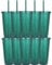 Yisituo 710ml Reusable Plastic Cups, 10 Pack Cold Cups with Lid and Straw, Tumblers Travel Mugs for Adults and Kids Party and Beach, Pool Gatherings (10, Glitter Dark Green)