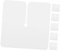 VALICLUD 6pcs Hair Extension Heat Shield Guards Thermal Insulating Glue Protectors for Hair Extension Material Protection