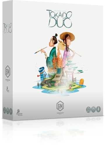 Stonemaier Games, Tokaido Duo, Board Game, Ages 8+, 1-2 Players, 45 Minutes Playing Time