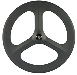Superteam 70 mm 3-Speichen-Rad, Kohlefaser, 700 C, Drahtreifen für Fahrräder mit festem Gang