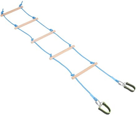 Yardwe Escalera De Cuerda para Escalera Colgante Decorativa De Madera De Exterior