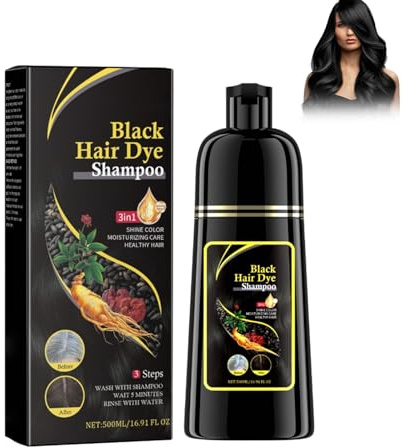 100ML Black Hair Dye Shampoo for Gray Hair