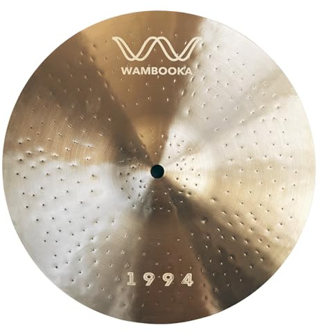 WAMBOOKA 1994 - Platos para batería profesionales en B20 - Serie 1994 - Hecho a mano, sello brillante. enganche rápido y gran proyección - Ideal Rock/Pop (SPLASH 12)