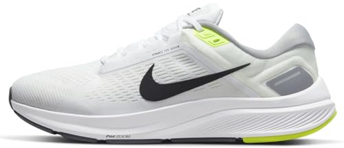 Nike Air Zoom Structure 24 Mens Running Trainers Dr9879 Sneakers Shoes, White Black Pure Platinum 100, 6.5 UK