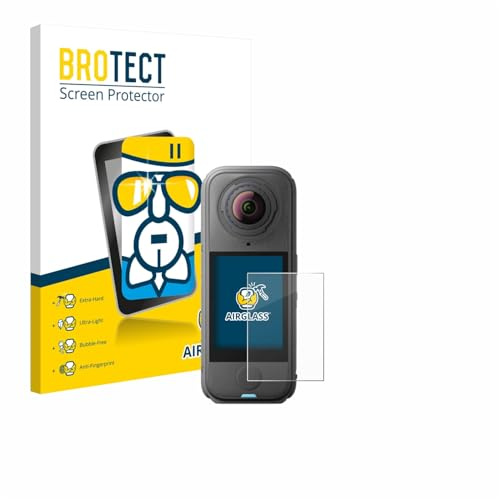 BROTECT Schutzglas für Insta360 X4 Air | Transparenter Displayschutz Made in Germany Schutzfolie Panzer Folie Glas 9H Anti-Fingerprint Einfache Montage Clear