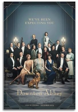 HAUEYQWUEGG Downton Abbey Poster Ästhetische Wandkunst Leinwand Vintage-Poster Dekorative Malerei Für Die Raumdekoration 12x18inch(30x45cm) Unframe-style
