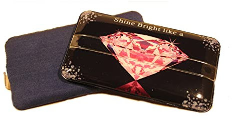 Diamond - Panno in microfibra per la pulizia dello schermo, con cinghia, per tablet, TV, cellulare, computer, ebook, alternativa riutilizzabile alle salviette per schermo