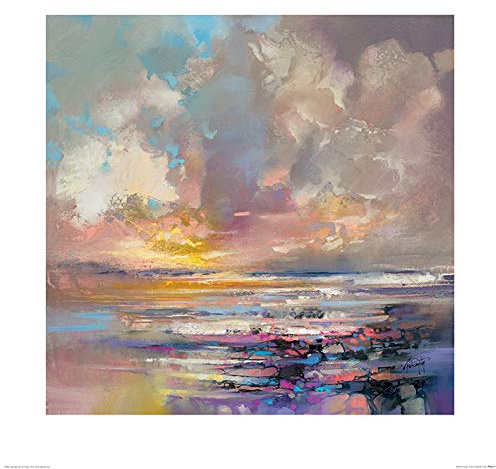 The Art Group Scott Naismith (Radiant Energy) -Art Print 60 x 60cm, Paper, Multicoloured, 60 x 60 x 1.3 cm