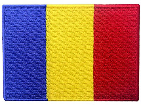 Rumänien Flagge Rumänischer Staatsangehöriger Flicken Bestickter Aufnäher zum Aufbügeln/Annähen
