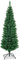 GYMAX 5FT 6FT 7FT 8FT Green Pencil Slim Christmas Tree, Artificial Traditional Xmas Tree, Indoor Outdoor Christmas Decoration (150 cm/5 ft)