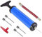 Portable Ball Pump,Air Pump Inflator Kit with Needle,Nozzle, Extension Hose Hand Pumps for Basketball Football Volleyball Water Polo Rugby Exercise Sports Ball Balloon Swim Inflatables