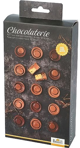 Pralinen- und Schokoladenförmchen Toffee 2-tlg