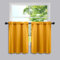 Tende oscuranti termiche per finestre piccole, lunghezza 70 cm, colore giallo