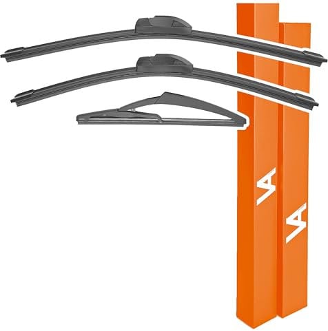 VIA ALBION® Wiper Blades for MINI Hatch R56* / F55 / F56 / F57 – All-Weather Set of Front & Rear Wipers