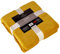 Euromat Flanell Mikrofaserdecke Kuscheldecke Decke Bettüberwurf 150x200 cm (Senfgelb)