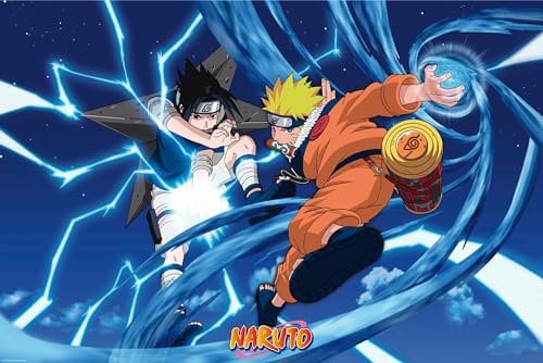 ABYstyle ABYDCO760 Naruto Naruto & Sasuke Maxi-Poster 61 x 91,5 cm