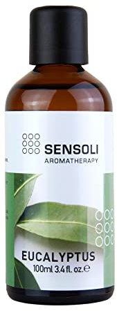 SENSOLI Eucalyptus Essential Oil 100ml - Pure and Natural Essential Oil for Aromatherapy and Diffusers