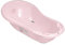 Hylat Baby - Friends Rosa - Babybadewanne mit Thermometer, Badewannenstöpsel und Antirutschmatte - Badewanne für Neugeborene und Babys bis 12 Monate - BPA-freiem Plastik, Kinder Baby Born Wanne
