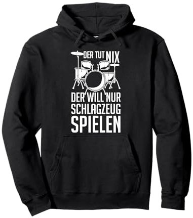 Schlagzeug Drummer Schlagzeuger Pullover Hoodie