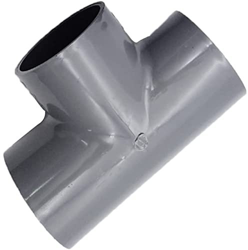 MACHSWON Raccord coudé en U PVC 3 voies DN50 25 x 63 mm en forme de T pour meubles, étagères, produits de piscine