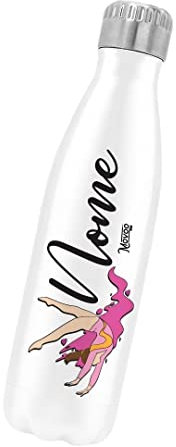 Borraccia Termica Bottiglia Termica Acciaio Inox 500ml Bottiglia Termica Made in Italy Ecologica Thermos 24 Ore Freddo & 12 h Caldo - Personalizzata con nome - Ginnastica Artistica
