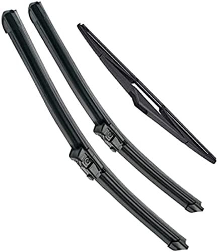 26+15+12 Scheibenwischer vorne und hinten Scheibenwischerblätter Set für Ford Für Fiesta 7 2008 2009 2010 2011 2012 2013 2014 2015 2016 Scheibenwischer