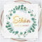 AFYHH Servietten Hochzeit Geburtstag Eukalyptus Grün 80Stück 3-Lagige Servietten Taufe Kommunion Happy Birthday Napkins Tischdekoration Decor Servietten Schön Dass Du Da Bist Weiß Papierservietten
