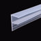 Junta de ducha de 200 cm para puerta de cristal de 6/8/10/12 mm, goma (para 10 mm de grosor, F)
