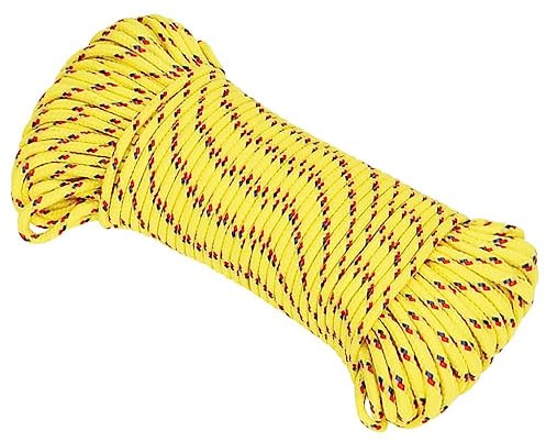 vidaXL Cuerda de Barco Polipropileno Amarillo 4 mm 100 m