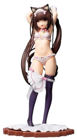 Jilijia Anime Nekopara Action Figure Anime Chocolate and Vanilla Sculpture Decoration Model Figure Statue Cute Beautiful Girl Series