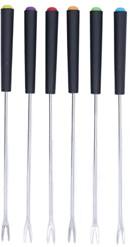 Ensemble De Fourchettes à Fondue, Fourchettes à Fondue Au Fromage, Fourchettes à Fondue Longues, Ensemble De Fourchettes En Acier Inoxydable, Fourchettes à Fondue 6 Pièces Fourchettes Longues Résistan