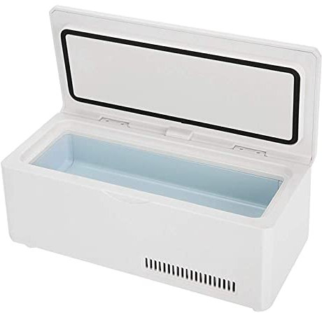 Caja refrigerada portátil del refrigerador de la insulina, Mini refrigerador refrigerador médico Caja portátil de la insulina Caja refrigerada de la insulina del Coche Pantalla llevada 2-8°c