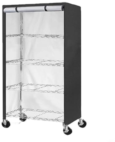 HpLive Schutzhülle für Regale，Garten Regal Lagerung Abdeckung Rack Abdeckung wasserdicht und staubdicht für Regale(210D)