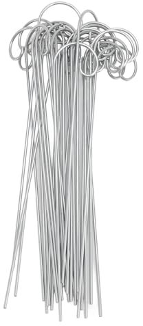 Tyenaza 30Pcs Plant Label Hooks Holder, Stainless Steel Garden Markers Stake Plant Sign for Flower Pot Bonsai 200mm