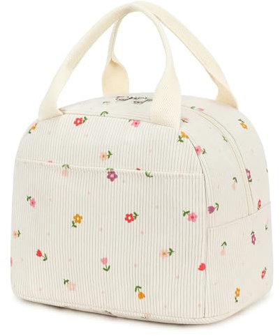 EurCross Sweet Minimalist Lunch Bag for Girls, Compact Yet Spacious Design, Lightweight & Versatile for Work, School, Picnic Essentials