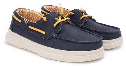 PITAS | CEFALÚ | Damen-Mokassins | Bootsschuhe | Toe Shoes | Slip on Loafer | Sneakers | Sommerschuhe | Schlupfschuhe | Freizeitschuhe | Walkinpitas Schuhe | Marino 38