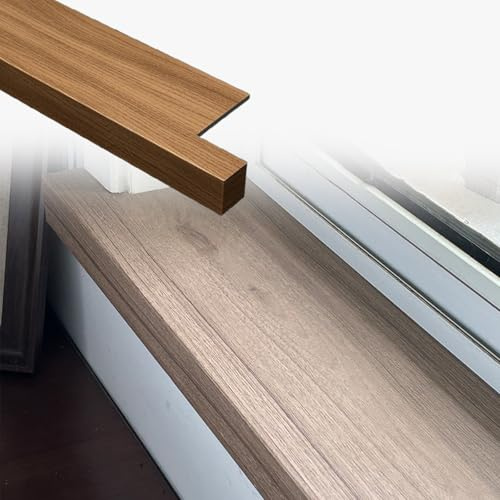 HPIRFYE Schneidbare Ersatzplatten für Fensterverkleidungen Fensterbank innen Kunststoff fensterbrett