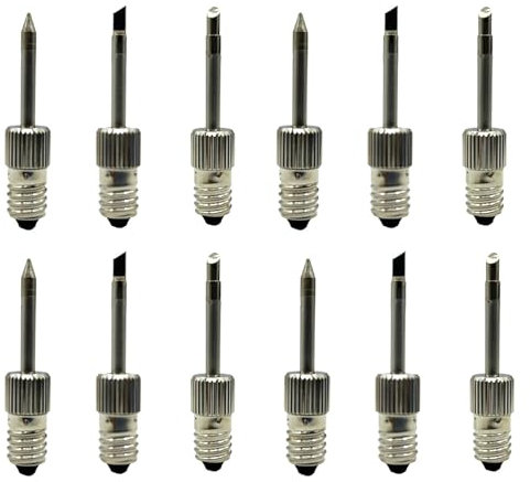 Remingtape 4X USB-LöTkolbenkopf E10-Schnittstelle LöTkolben LöTkolbenkopf LöTkolbenkopf mit Gewinde (Spitz)