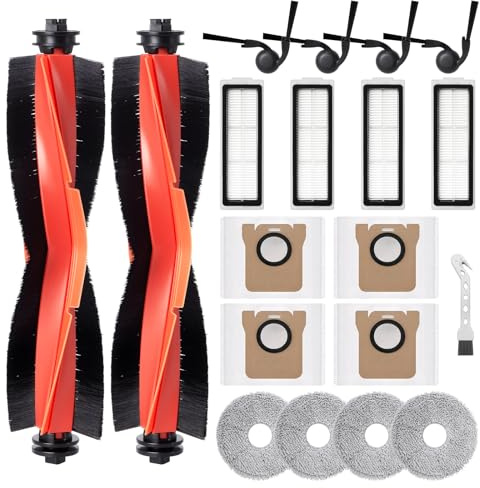 Fixbetter Kit di accessori di ricambio per XIAOMI Robot Vacuum 5/5 Pro Robot Aspirapolvere (19 accessori)