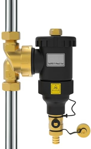 Magnetischer Schlammabscheider – DN32 Gewindeanschluss für Schmutzfänger, Magnetfilter für Heizkörper | Reinigungszubehör für Heizkreisläufe, Heizung, Kalkablagerungen