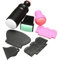 Frcolor 3 Stücke Nagelstempel mit 4 Stücke Nageldesign Stempel Schaber Nail Art Zubehör