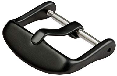 Archer Watch Straps - Uhrenarmband-Schnallen aus Edelstahl (Schwarz Matt, 16mm)