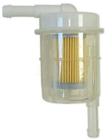 90 Degree Plastic Fuel Filter with 8mm Pipe Inlet/Outlet