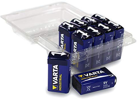Varta 6LR61 - Confezione da 12 batterie alcaline da 9 V