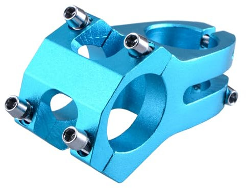 TRIWONDER Fahrrad Vorbau 25,4mm/31,8mm für BMX MTB Rennrad Mountainbike, Aluminium Lenkervorbau (02 Blau - 31.8 x 40mm)