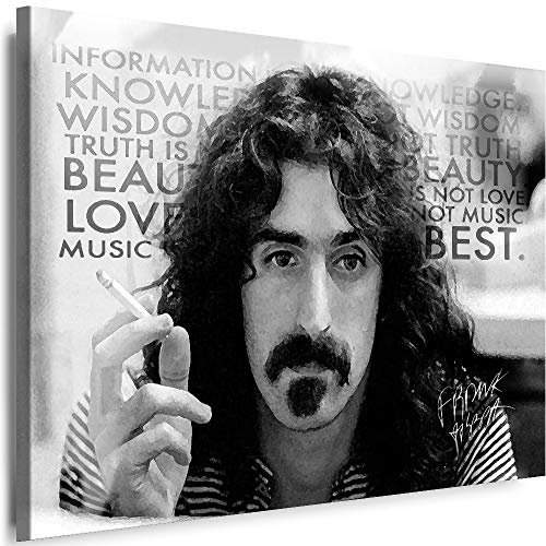 Myartstyle - Bilder Frank Zappa Band 150 x 100 cm Leinwandbild XXL - Wandbild 1 Teilig - Gerahmter Kunstdruck Musik w-s-2023-92
