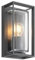 Arcchio Wandleuchte außen Ismera (Modern) in Alu aus Aluminium (1 flammig, E27) - Außenwandleuchten Wandlampe Led Außenlampe Outdoor für Außenwand/Hauswand Haus Terrasse & Balkon Licht