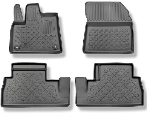 Mossa Tappetini Auto in TPE compatibili con Toyota Proace City Van (03.2020- ) - tappeti auto neri - G