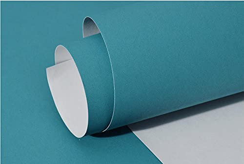 Guest Ruyunlai Selbstklebende Tapete Blau Grün 0.53 m X 10 m PVC Tapete wasserfest Kinderzimmer Möbel Sticker Kinder Tapeten Mädchen Dekofolie für Schlafzimmer Wohnzimmer Wand